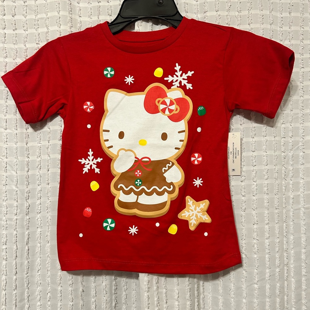 Hello Kitty Girls XS 4-5 Graphic T-Shirt Red